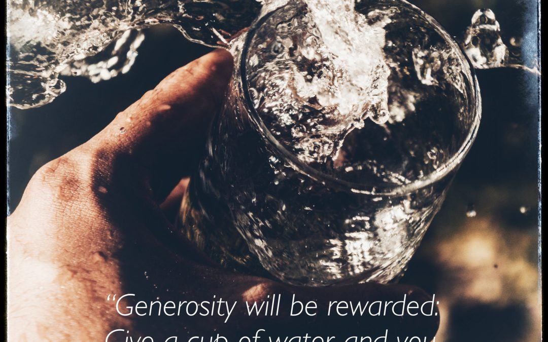 Let’s Continue To Pour Into Others